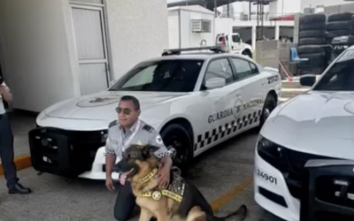 K-9 Sgt. Lanzer visits The Mexican Federal Police